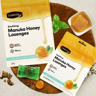 Comvita Soothing Manuka Honey Lozenges 500g - Zesty Lemon Flavour