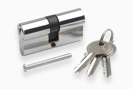 CON-P Deur Profielcilinder 60Mm Ni W - WU0234070