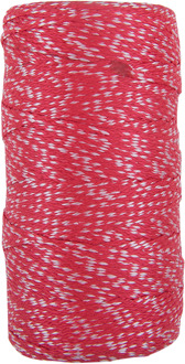 CON-P Pp Touw 1Mm/6Kg Rood/Wit Bob/100M - B34178