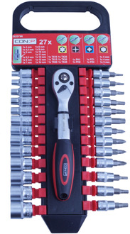 CON-P Set Dopsleutels 1/4 27Dlg - B20796