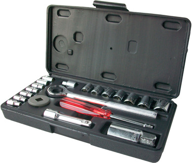 CON-P Set Dopsleutels 1/4 + 3/8 20Dlg - B20795