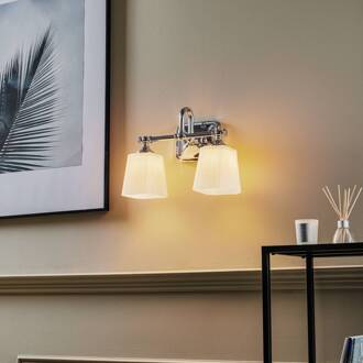 Concord - badkamerspiegel lamp met twee lampjes chroom, wit