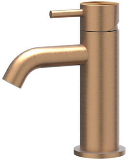 Concord Wastafelmengkraan - opbouw - laag - coldstart - RVS316 - geborsteld mat koper PVD 6100383 Koper geborsteld