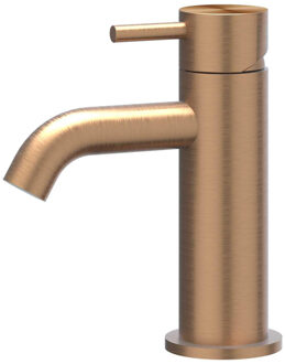 Concord Wastafelmengkraan - opbouw - laag - coldstart - RVS316 - geborsteld mat koper PVD 6100383 Koper geborsteld