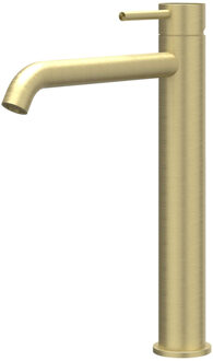 Concord Wastafelmengkraan - opbouw - verhoogd - coldstart - RVS316 - geborsteld mat goud PVD 6100452 Goud geborsteld