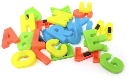 CONCORDE Alfabet letters magnetisch set 52x stuks - 4 cm - magneet - koelkast - whiteboard