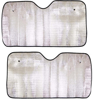 CONCORDE Auto zonnescherm - 2x - aluminium - L70 x B150 cm