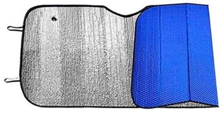 CONCORDE Auto zonnescherm - blauw - aluminium - L60 x B130 cm