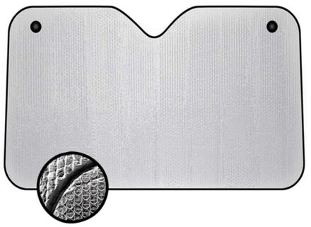 CONCORDE Auto zonnescherm - zilver - aluminium - L70 x B150 cm