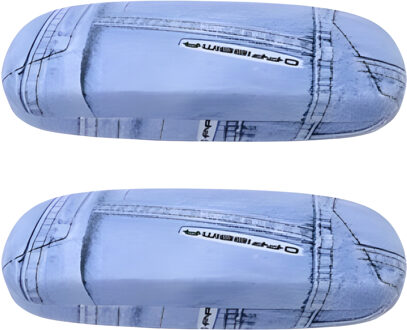 CONCORDE Brillenkoker - 2x - blauw - universeel - hard kunststof - bril beschermen