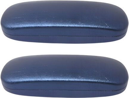 CONCORDE Brillenkoker - 2x - blauw - universeel - hard kunststof - bril beschermen