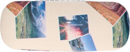 CONCORDE Brillenkoker/brillen opberghoes Holiday - hard kunststof - creme wit - zonnebril hoes - Brillenkokers Crème