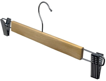 CONCORDE Broeken/rokken kledinghangers - set 3x stuks - hout - 33 cm