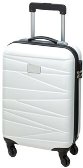 CONCORDE Cabine handbagage reis trolley koffer - met zwenkwielen - 55 x 35 x 20 cm - wit