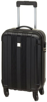 CONCORDE Cabine handbagage reis trolley koffer - met zwenkwielen - 55 x 35 x 20 cm - zwart