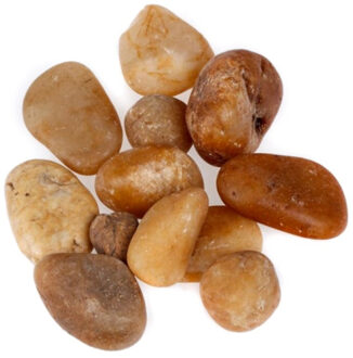 CONCORDE Decoratie/hobby stenen/kiezelstenen bruin 1400 gram / 2 a 3 cm