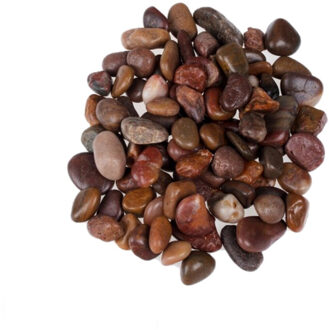 CONCORDE decoratie/hobby stenen/kiezelstenen bruin 1750 gram / 0,8 a 1,2 cm