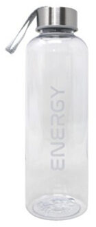 CONCORDE Drinkfles/waterfles/bidon - 570 ml - energy - wit - kunststof