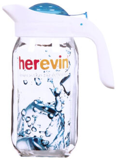 CONCORDE Glazen schenkkan/karaf met deksel van 1 liter