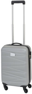 CONCORDE Handbagage/cabine reis trolley koffer - met zwenkwielen - 55 x 35 x 20 cm - grijs - Handbagage koffers