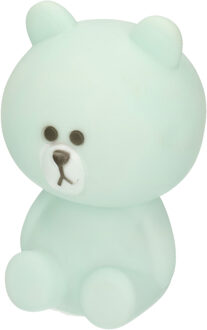 CONCORDE Kinder nachtlampje/bureaulampje - beertje - blauw - 14 cm Roze
