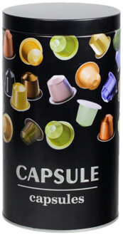 CONCORDE Koffie voorraadbus/bewaarblik metaal 11 x 19 cm