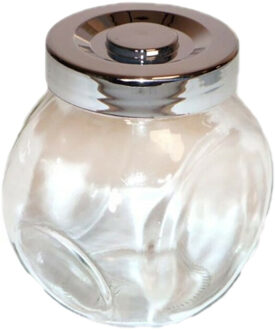 CONCORDE Kruidenpotje van glas met deksel 150ml - 6 x 8 x 8 cm