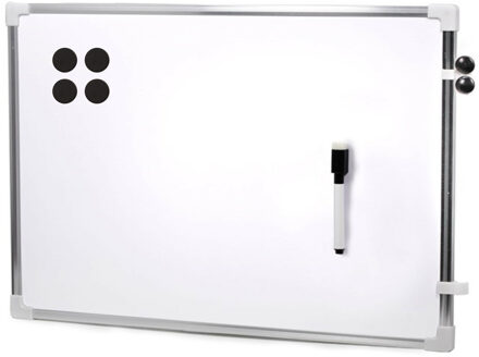 CONCORDE Magnetisch whiteboard/memobord met marker/magneten extra sterk - 60 x 40 cm