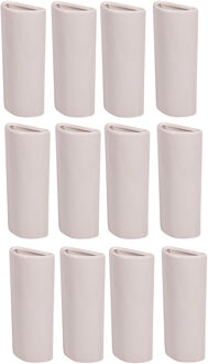 CONCORDE Radiator bak luchtbevochtiger - 12x stuks - waterverdamper - wit - keramiek