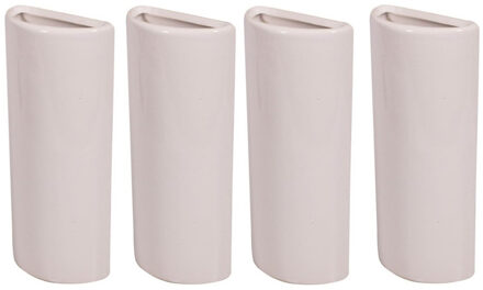 CONCORDE Radiator bak luchtbevochtiger - 6x stuks - waterverdamper - wit - keramiek