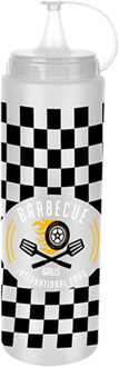 CONCORDE Saus doseerfles/knijpfles Barbecue - American Diner - 400 ml/40 cl/0,4 liter - kunststof