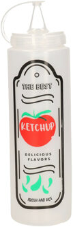 CONCORDE Saus doseerfles/knijpfles Ketchup - American Diner - 400 ml/40 cl/0,4 liter - kunststof