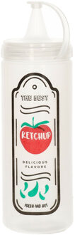 CONCORDE Saus doseerfles/knijpfles Ketchup - American Diner - 700 ml/70 cl/0,7 liter - kunststof