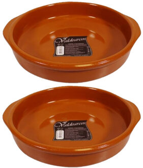 CONCORDE Set van 2x stuks tapas borden/schalen Alicante met handvatten 26 cm