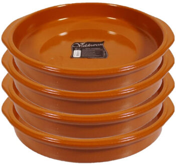 CONCORDE Set van 5x stuks grote tapas ovenschalen/serveerschalen Alicante met handvatten 34 cm