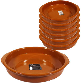 CONCORDE Set van 7x stuks tapas borden/ovenschalen Alicante met handvatten 38 en 20 cm