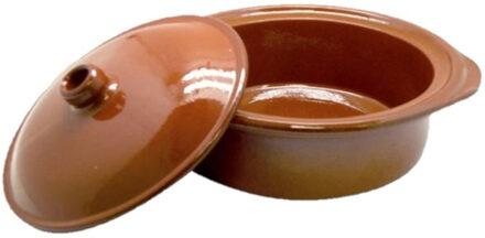 CONCORDE Tapas ovenschaal - cocotte - terracotta - 26 cm - met deksel - stoofpot