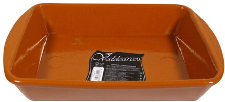 CONCORDE Tapas ovenschaal/serveerschaal - rechthoek - terracotta - 2.5 liter - 26 x 19 x 5.5 cm