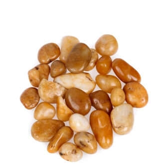 CONCORDE Terracotta decoratie/hobby stenen/kiezelstenen 700 gram / 1 a 2 cm