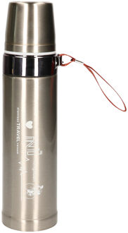 CONCORDE Thermosfles / isoleerkan met bandje - 750 ml - zilver - RVS - thermosfles - isoleerfles