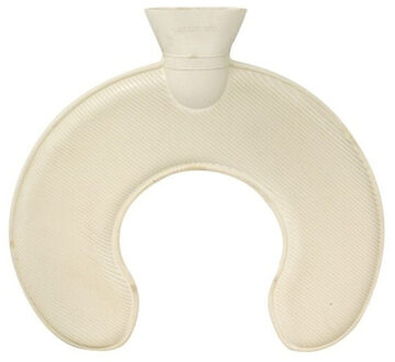 CONCORDE Warmwater kruik voor de nek - 1 liter - 34 x 4,5 x 31 cm - beige - ontspannend en pijn verlichtend