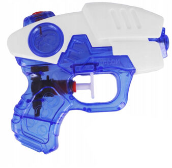 CONCORDE waterpistooltje/waterpistool - blauw/wit - 12 cm - speelgoed - Waterpistolen