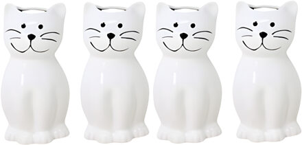 CONCORDE Waterverdamper - 4x - kat - wit - kinderkamer - 17 cm - luchtbevochtiger
