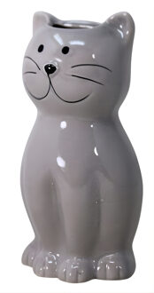 CONCORDE Waterverdamper - kat / poes - grijs - kinderkamer - 17 cm - luchtbevochtiger