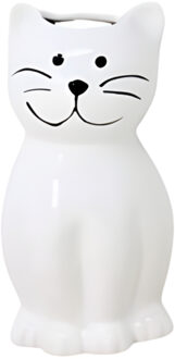 CONCORDE Waterverdamper - kat / poes - wit - kinderkamer - 17 cm - luchtbevochtiger