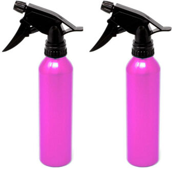 CONCORDE waterverstuiver - 2x - roze - aluminium - 300 ml - Waterverstuivers