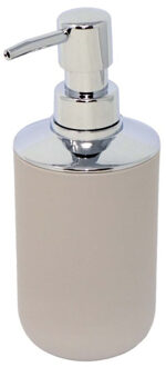 CONCORDE zeeppompje/dispenser - 2x - beige - plastic - 7 x 17 cm - 300 ml - keuken/badkamer/toilet