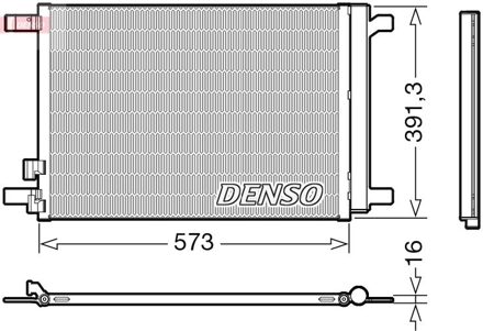 Condensor, airconditioning DCN32066
