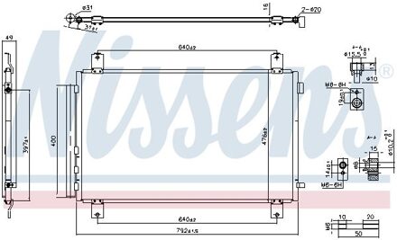 Condensor, airconditioning ** FIRST FIT ** 940854