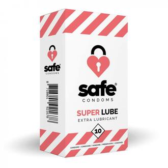 Condooms - SuperLube - Extra Glijmiddel - 10 stuks